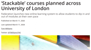 伦敦大学惊爆官宣：硕士学历能拆开读了？！